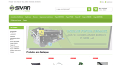 Desktop Screenshot of lojavirtual.sivan.com.br